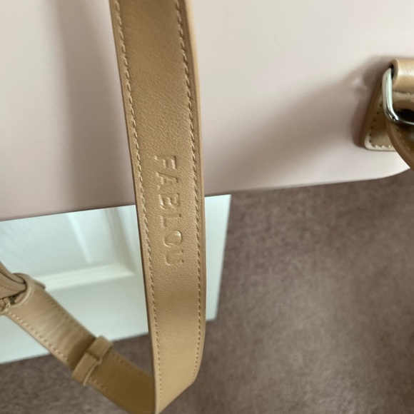 Fablou Pink and Tan silicone Backpack